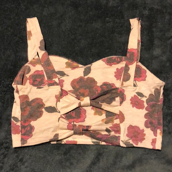 Floral crop top - Picture 2 of 4